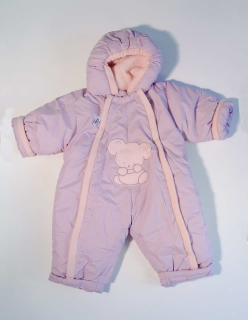 Zimní kojenecký overal Medvídek