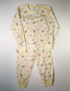 Dětské pyžamo Farma - žlutá