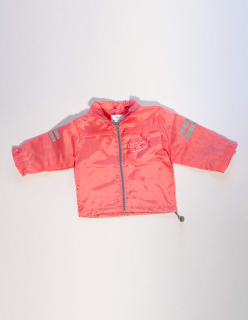 Kojenecká šusťáková bunda - Růžová